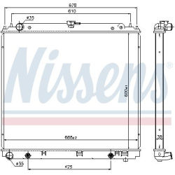 Aušinimo radiatorius
                                NISSENS                                68717, NISSENS, 68717, auto deta