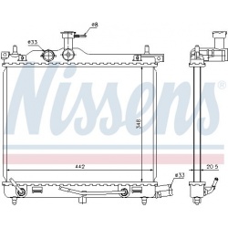Aušinimo radiatorius
                                NISSENS                                                67547, NISSENS, 