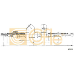 trosas, stovėjimo stabdys
COFLE 17.211, Nenur