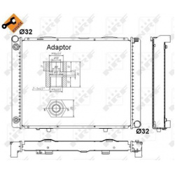 Aušinimo radiatorius
                                NRF                                                52023, NRF, 52023, a