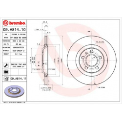 stabdžių diskas (1vnt) PRIME LINE - UV Coated
                                BREMBO                                       