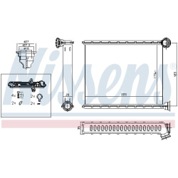 šilumokaitis, salono šildymas ** FIRST FIT **
                                NISSENS                                      