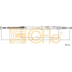 trosas, stovėjimo stabdys
                                COFLE                                                461.12, Nenur