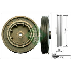 Skriemulys, alkūninis velenas
                                INA                                                544010110, 