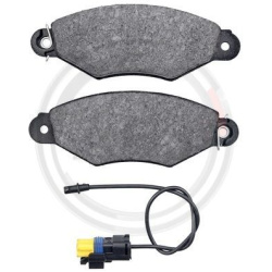 stabdžių trinkelių rinkinys, diskinis stabdys
                                A.B.S.                                      