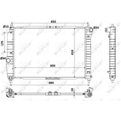Aušinimo radiatorius
                                NRF                                                53902, NRF, 53902, a