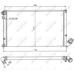 Aušinimo radiatorius
                                NRF                                                58019, NRF, 58019, a
