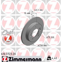 stabdžių diskas (1vnt) COAT Z
                                ZIMMERMANN                                                610