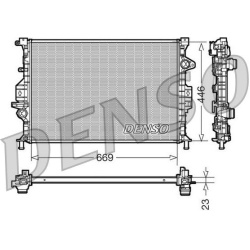 Aušinimo radiatorius
                                DENSO                                DRM10077, DENSO, DRM10077, auto de