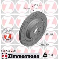 stabdžių diskas (1vnt) COAT Z
                                ZIMMERMANN                                                400