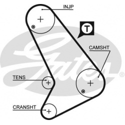 paskirstymo diržas PowerGrip™
                                GATES                                                5571XS,