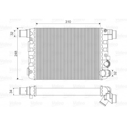 Aušinimo radiatorius
                                VALEO                                                730519, VALEO, 730