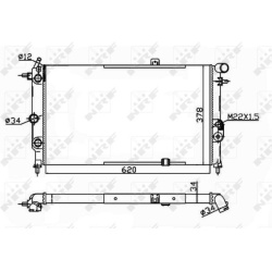 Aušinimo radiatorius
                                NRF                                                58973A, NRF, 58973A,