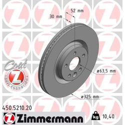 stabdžių diskas (1vnt) COAT Z
                                ZIMMERMANN                                450.5210.20, Nenuro