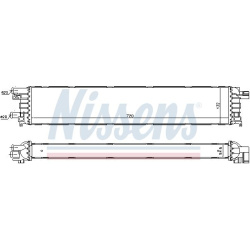 žemos temperatūros radiat., tarpinis suslėgto oro aušintuvas
                                NISSENS                     