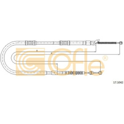 trosas, stovėjimo stabdys
                                COFLE                                                17.1042, Nenu