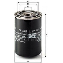 kuro filtras
MANN-FILTER WK932/2, MANN-FILTER,