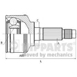 pusašio šarnyras
                                NIPPARTS                                                J2821143, Nenurody