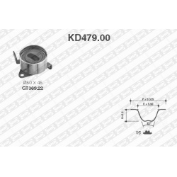 paskirstymo diržo komplektas
                                SNR                                                KD479.00, SN