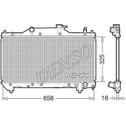 Aušinimo radiatorius
                                DENSO                                                DRM50131, DENSO, D