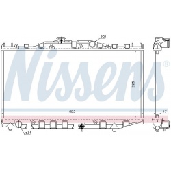 Aušinimo radiatorius
                                NISSENS                                64851, NISSENS, 64851, auto deta