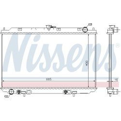 Aušinimo radiatorius
                                NISSENS                                68725, NISSENS, 68725, auto deta