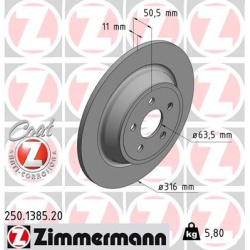 stabdžių diskas (1vnt) COAT Z
                                ZIMMERMANN                                                250