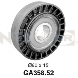 kreipiantysis skriemulys, V formos rumbuotas diržas
                                SNR                                     