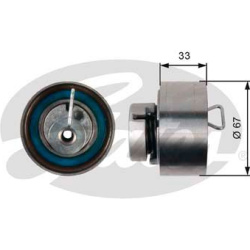 įtempiklio skriemulys, paskirstymo diržas PowerGrip™
                                GATES                               