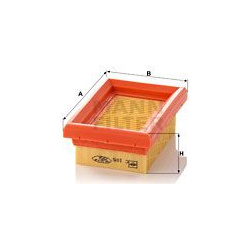 filtras, karterio alsuoklis
                                MANN-FILTER                                                C105, 
