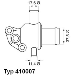 termostatas, aušinimo skystis
                                BorgWarner (Wahler)                                           
