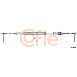 trosas, stovėjimo stabdys
                                COFLE                                                10.4668, Nenu