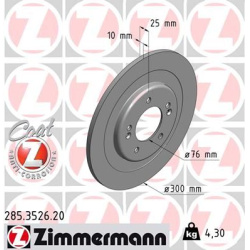 stabdžių diskas (1vnt) COAT Z
                                ZIMMERMANN                                                285