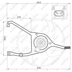 ventiliatorius, radiatoriaus
                                NRF                                                47448, NRF, 4