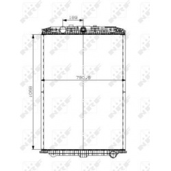 Aušinimo radiatorius
                                NRF                                                509559, NRF, 509559,