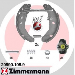 stabdžių trinkelių komplektas KIT Z
                                ZIMMERMANN                                            