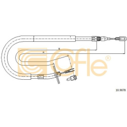 trosas, stovėjimo stabdys
                                COFLE                                                10.9878, Nenu