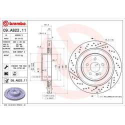 stabdžių diskas (1vnt) PRIME LINE - UV Coated
                                BREMBO                                       