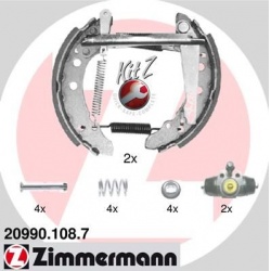 stabdžių trinkelių komplektas KIT Z
                                ZIMMERMANN                                            