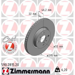 stabdžių diskas (1vnt) COAT Z
                                ZIMMERMANN                                                590