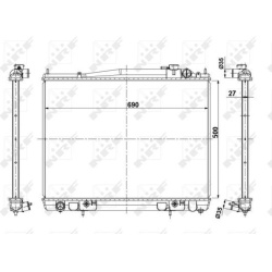 Aušinimo radiatorius
                                NRF                                                56088, NRF, 56088, a