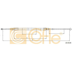 trosas, stovėjimo stabdys
                                COFLE                                                10.4138, Nenu