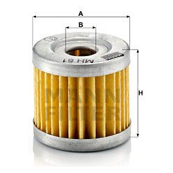 alyvos filtras
                                MANN-FILTER                                MH51, MANN-FILTER, MH51, auto detal