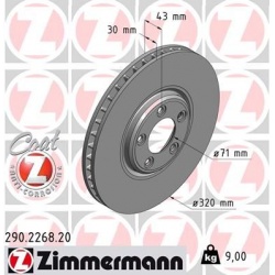 stabdžių diskas (1vnt) COAT Z
                                ZIMMERMANN                                                290