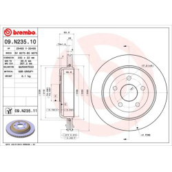 stabdžių diskas (1vnt) PRIME LINE - UV Coated
                                BREMBO                                       
