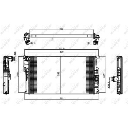 Aušinimo radiatorius
                                NRF                                                58412, NRF, 58412, a