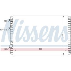 Aušinimo radiatorius
                                NISSENS                                                652321, NISSENS,