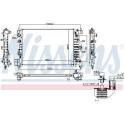 Aušinimo radiatorius
                                NISSENS                                61715, NISSENS, 61715, auto deta