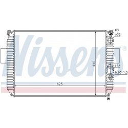 Aušinimo radiatorius
                                NISSENS                                                61975, NISSENS, 