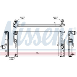 Aušinimo radiatorius
                                NISSENS                                                60815, NISSENS, 